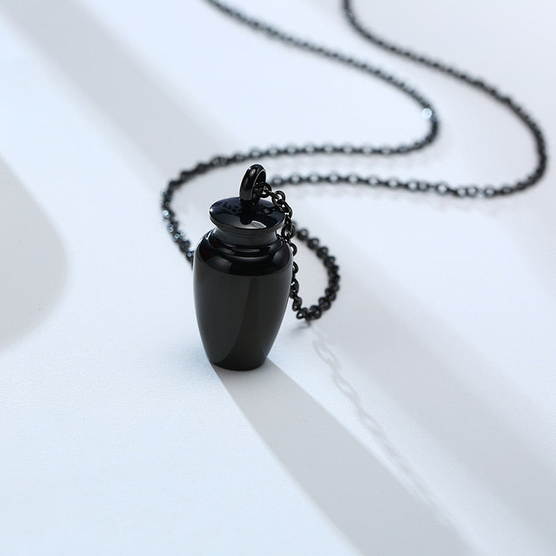 Openable Earthen Jar Pendant Necklaces