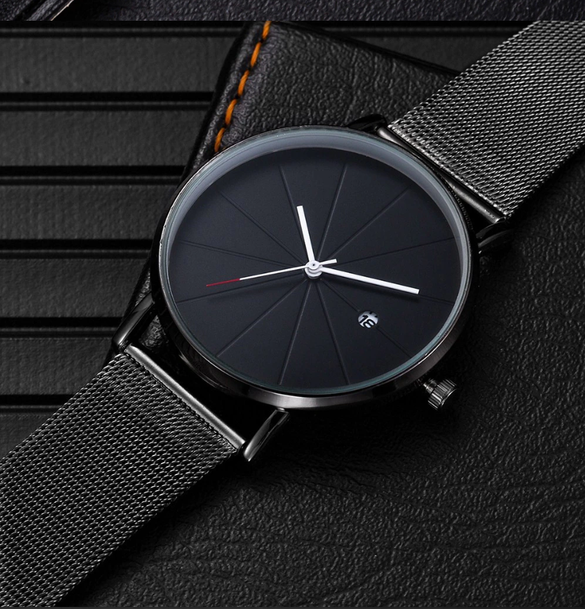 Stainless Steel Strap Minimalist Business Watch