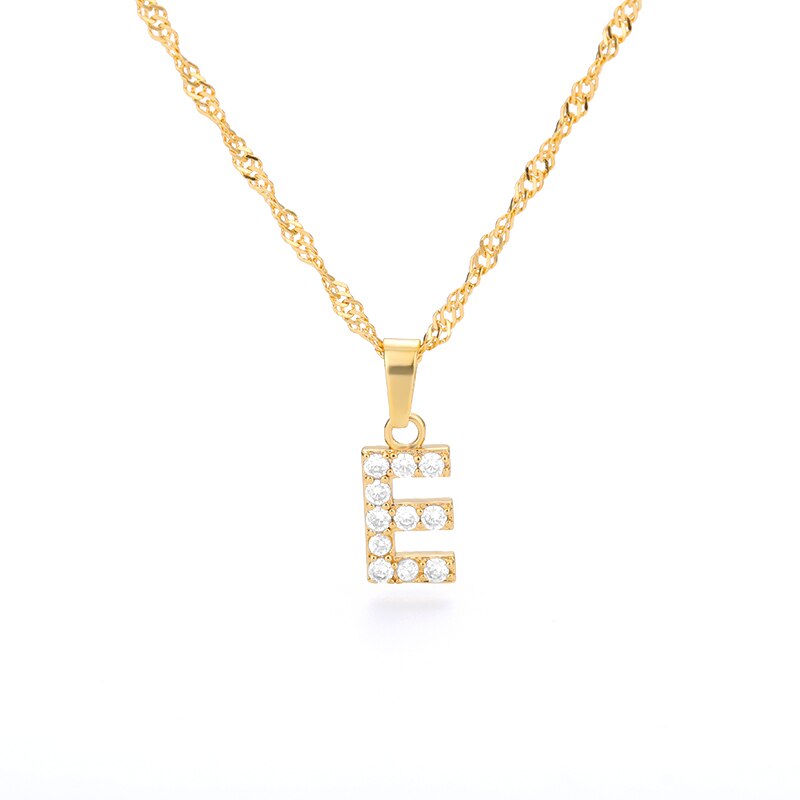 Alphabet Pendant Necklace