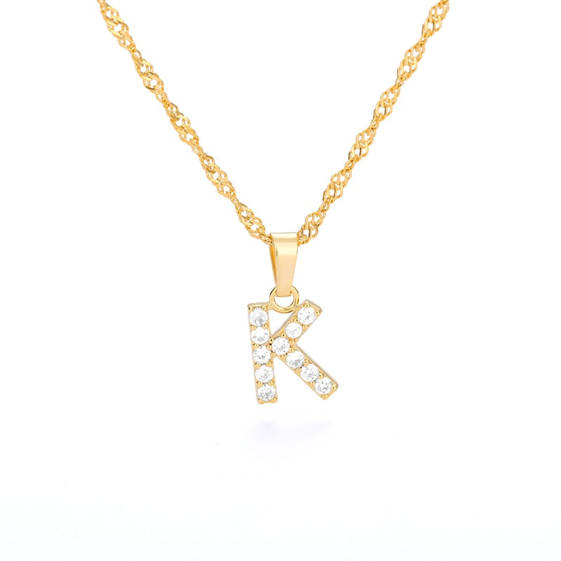 Alphabet Pendant Necklace