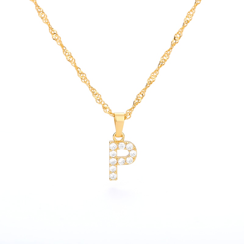 Alphabet Pendant Necklace