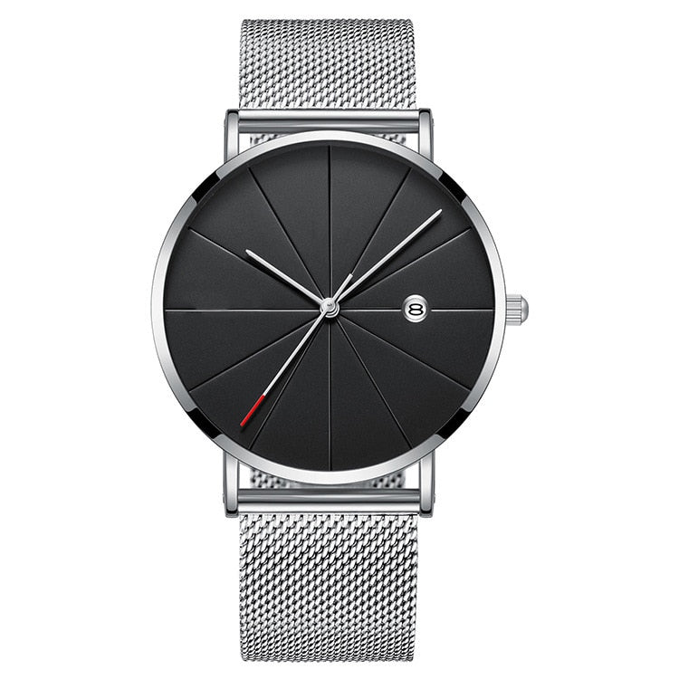 Stainless Steel Strap Minimalist Business Watch