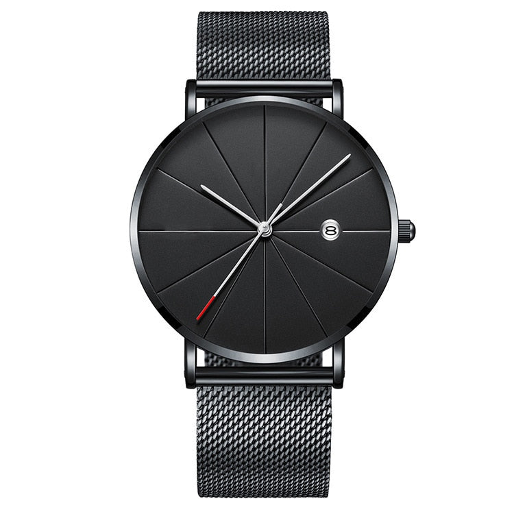 Stainless Steel Strap Minimalist Business Watch