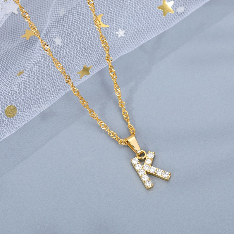 Alphabet Pendant Necklace