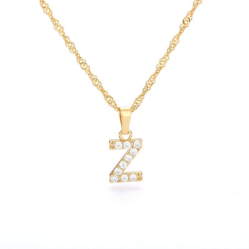 Alphabet Pendant Necklace