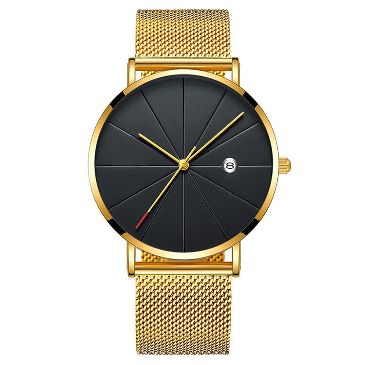 Stainless Steel Strap Minimalist Business Watch